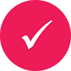 Icon of a checkmark Icon of a checkmark