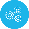 Icon of three gears Icon of three gears